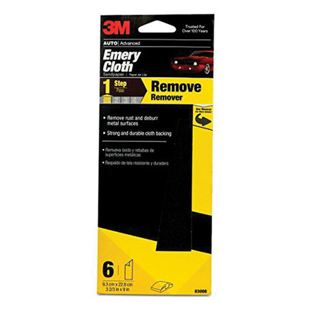 3M 3M 03008 Emery Cloth - Pack of 6 7100100348